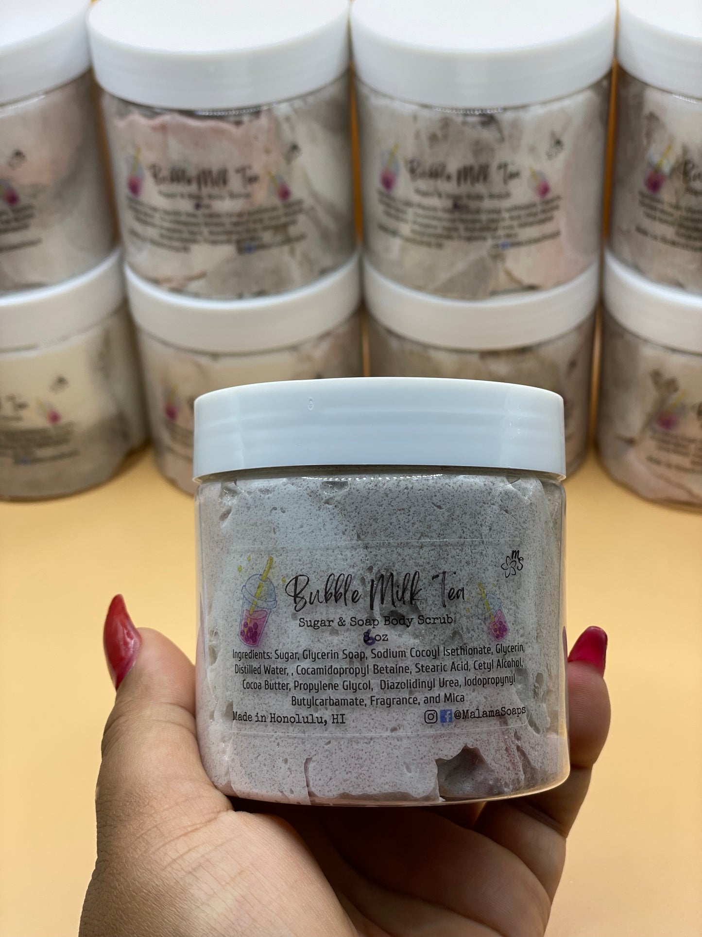 Bubble Milk Tea Scrub