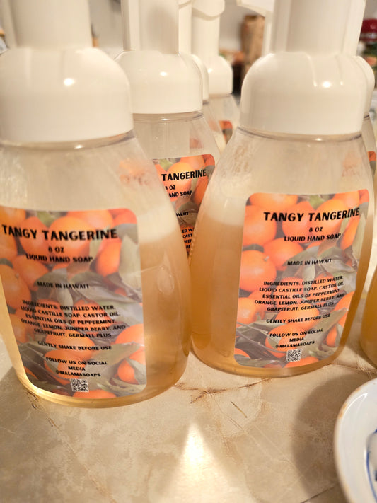 Tangy Tangerine Foaming Liquid Hand Soap