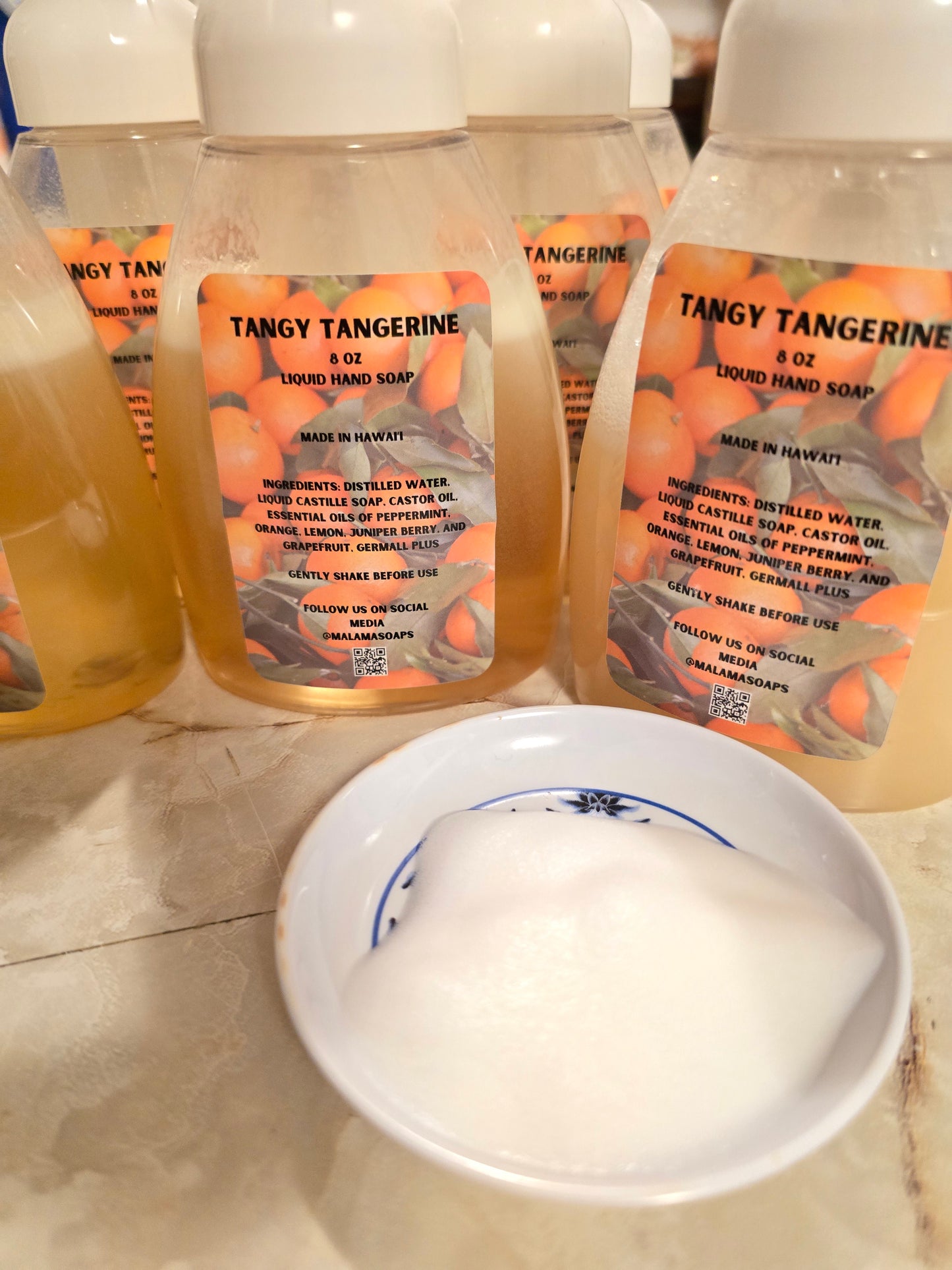 Tangy Tangerine Foaming Liquid Hand Soap