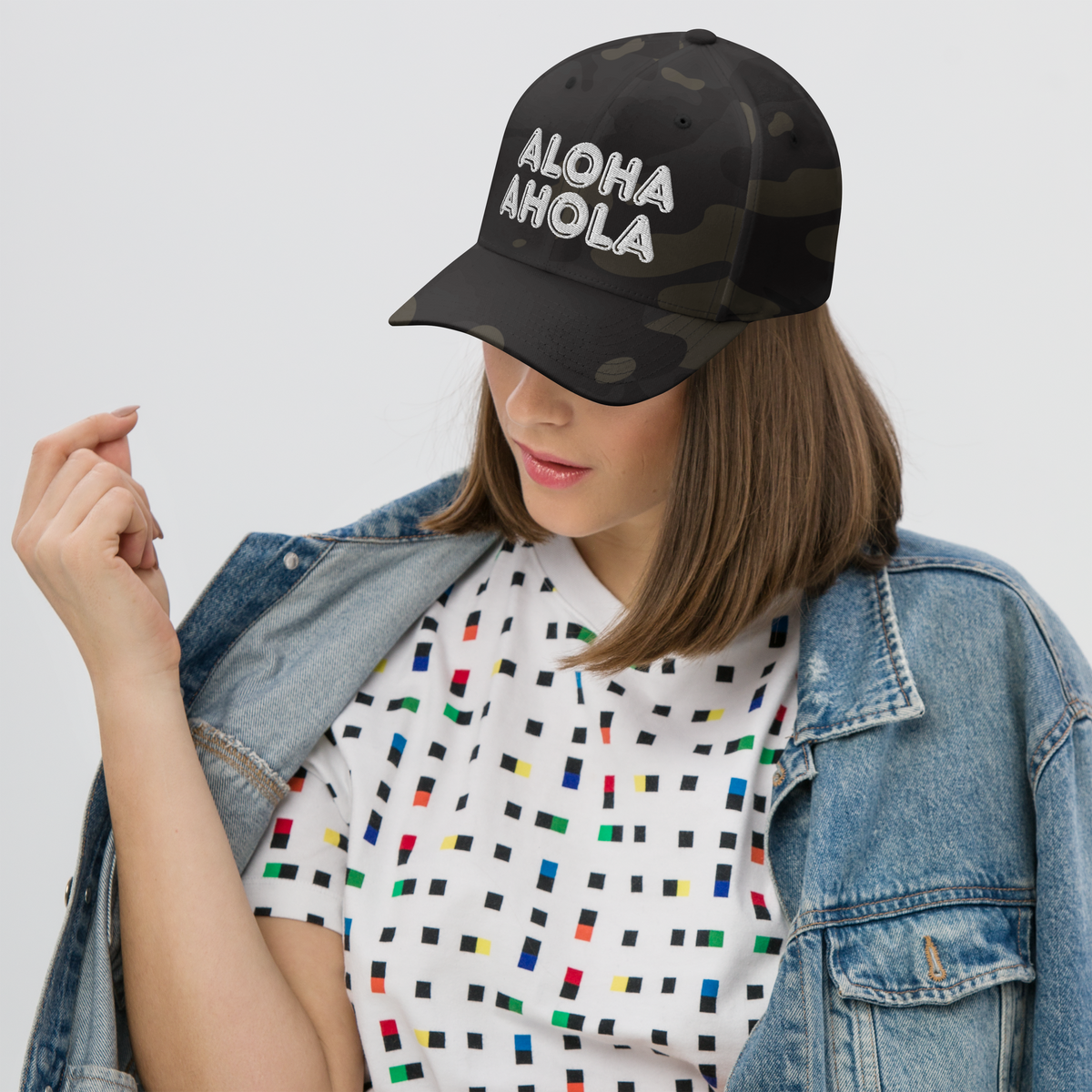 ALOHAHOLA Camo Twill Cap