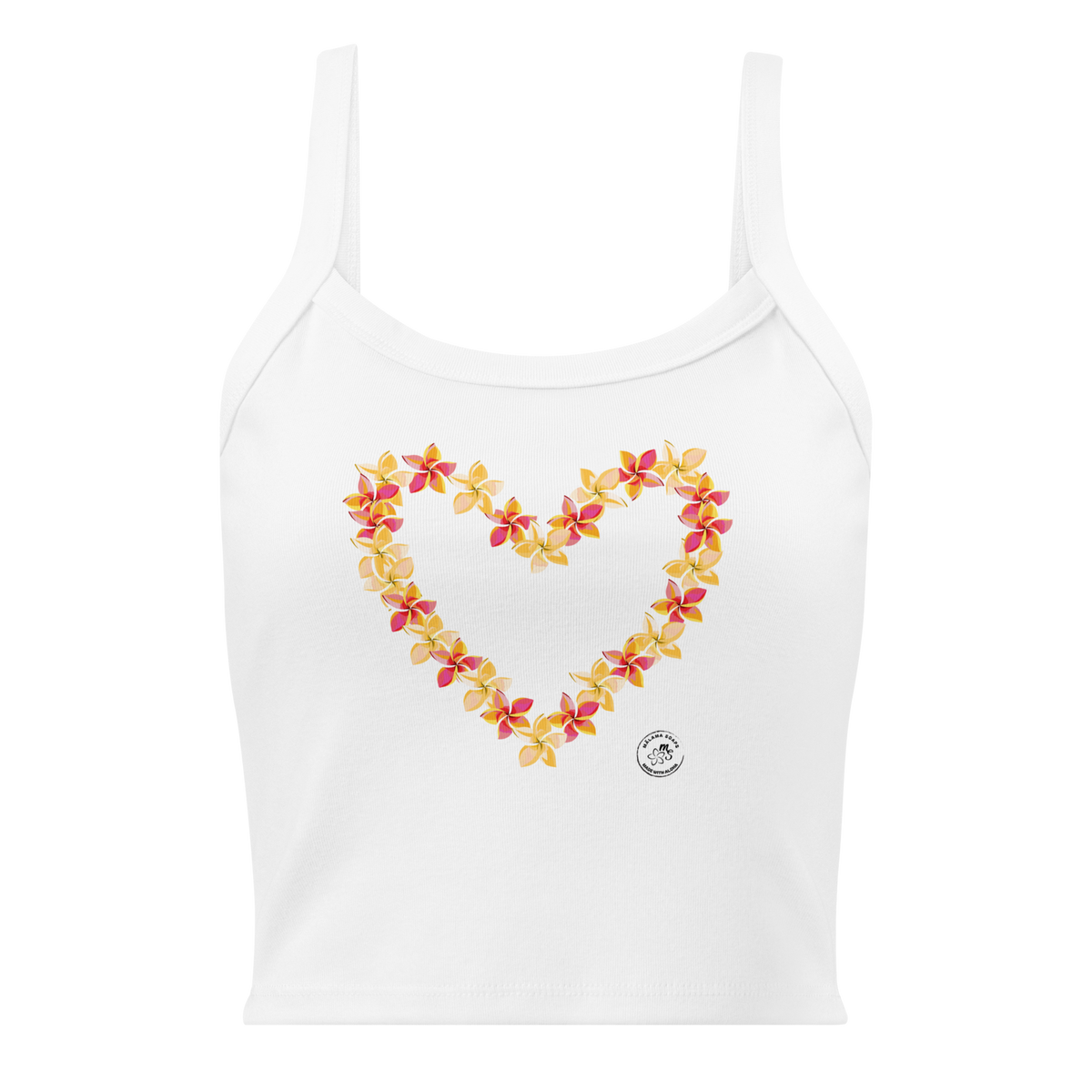 Heart Lei Women’s micro-rib tank top